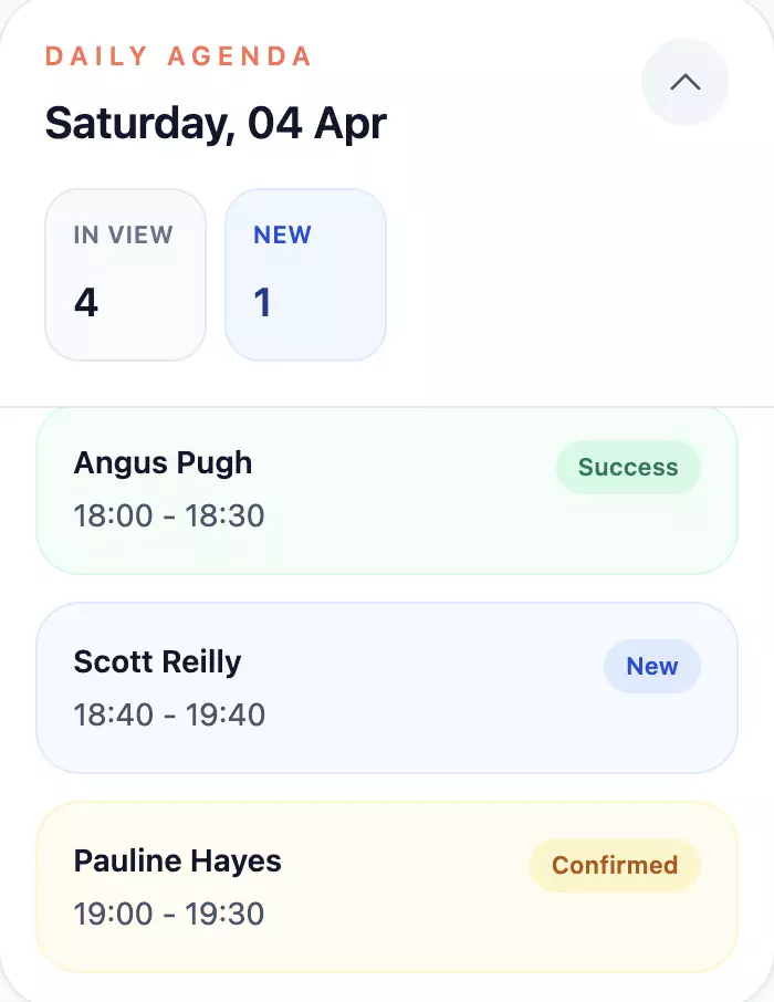 Sweely owner panel reservation details with guest profile and booking info
