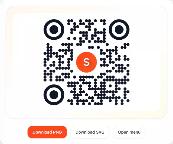 Sweely owner panel QR code generation for direct venue traffic